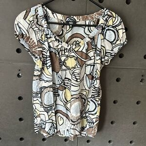 Mossimo Cotton print shirt size Medium